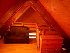 mezzanine 2 lits simples + rangement